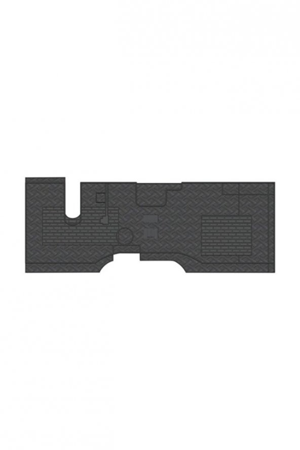 İtibar Isuzu Nkr Kamyon Araç Içi Kauçuk Paspas 1997 2006 Siyah ürün görseli