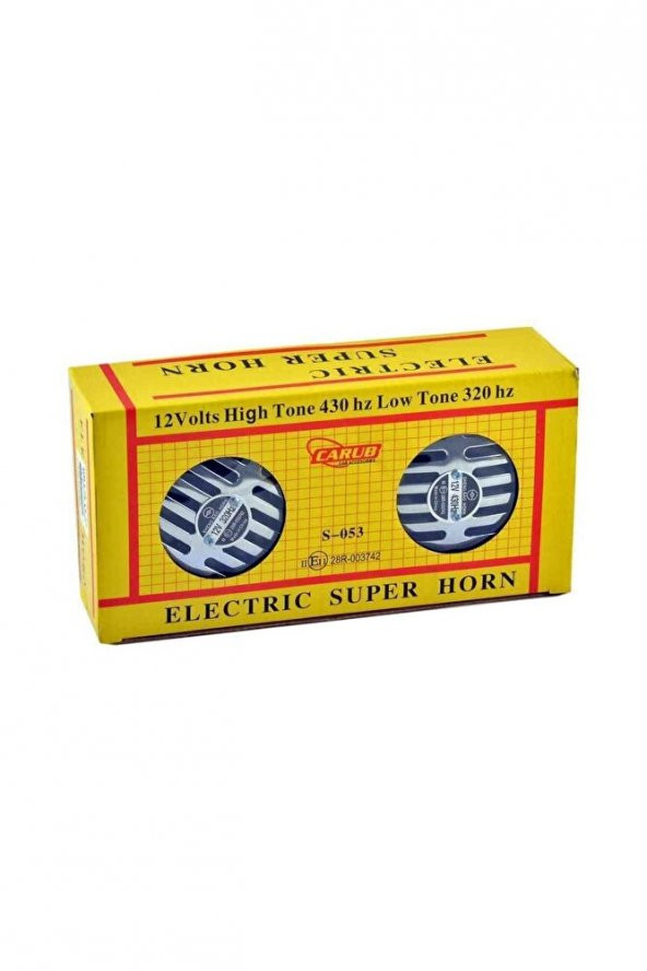 Hella Tip Korna Super Ton Nikelajlı Krom Korna 12v