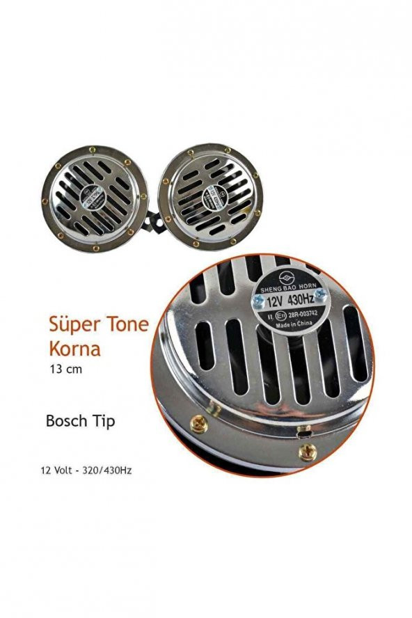 Hella Tip Korna Super Ton Nikelajlı Krom Korna 12v - Resim 2
