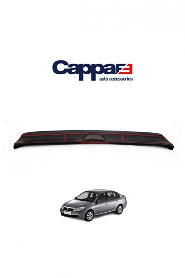İtibar Renault Symbol Parlak Siyah 2 Arka Tampon Eşiği Koruma abs 2009-2013 - 3