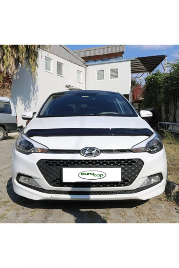 Hyundai I20 2017 ve Üstü Parlak Siyah Ön Kaput Koruma Rüzgarlığı Akrilik 3 mm - 3
