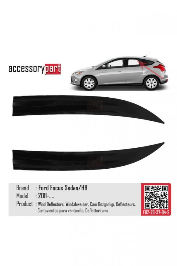 Ford Focus Cam Rüzgarlığı Sport Model 2011 Ve Sonrası - Resim 3