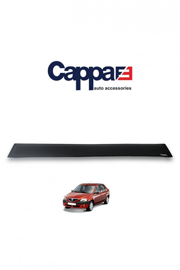 Dacia Logan Arka Cam Üstü Spoyler Rüzgarlık Kanat (abs) Parlak Siyah 2005-2012 - Resim 2