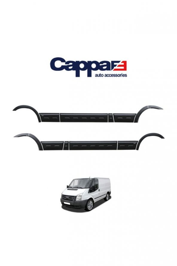 İtibar Ford Transit Dodik Seti Abs U.ş. Mat Siyah 14 Parça 2006-2013 - 2