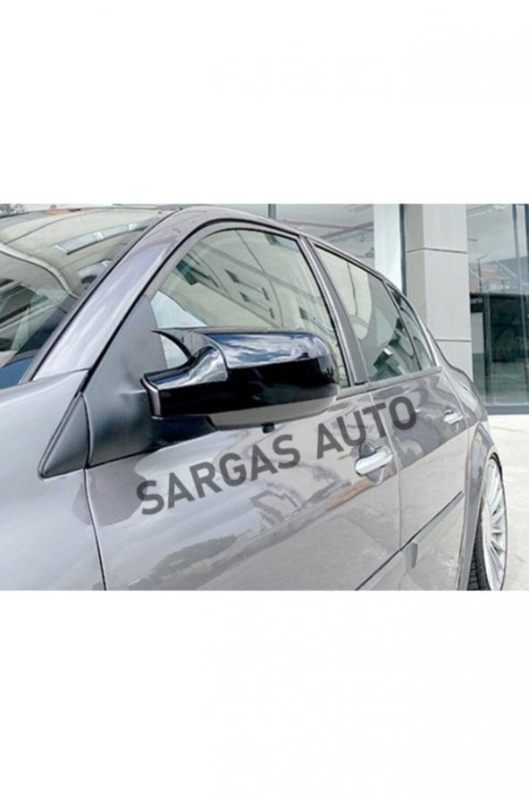 İtibar Renault Megane 2 Batman Ayna Kapağı Yarasa Ayna Piano Black Plastik - 3