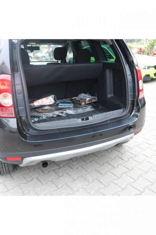İtibar Dacia Duster Arka Tampon Eşiği Koruma (Abs) Mat Siyah 2010-2013 - Resim 5