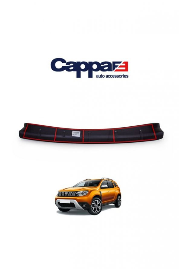 Dacia Duster Arka Tampon Eşiği Koruma (Abs) Mat Siyah 2018 Ve Sonrası - Resim 3