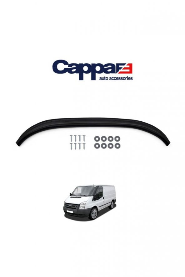 İtibar Ford Transit Ön Tampon Lip Eki Karlık Akrilik (Abs) Piano Black 2006-2013 - 2