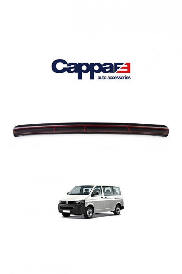 İtibar Volkswagen T5 Transporter Arka Tampon Eşiği Koruma (Abs) Mat Siyah 2009-2014