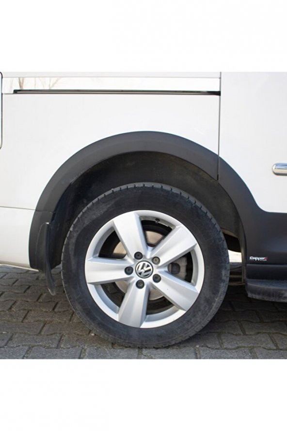 İtibar Volkswagen Caddy Dodik Seti Uv Katkılı Abs U.ş. Sağ Sürgülü Mat Siyah 12 Parça 2015-2020 - 4