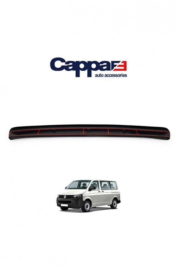 İtibar Volkswagen T5 Transporter Arka Tampon Eşiği Koruma Akrilik (Abs) Piano Black 2009-2014 ürün görseli