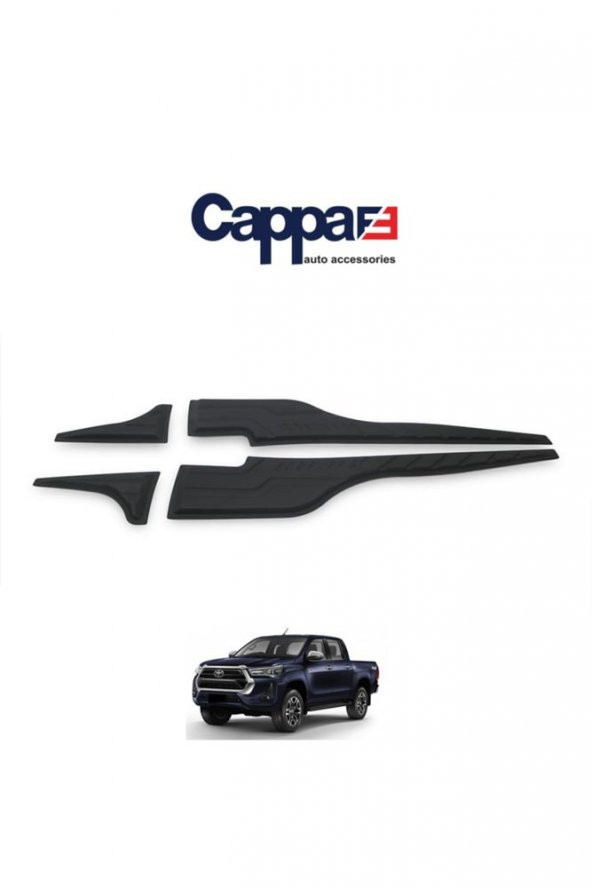 İtibar Toyota Hilux 2021- Yılı Ve Sonrası Yarasa Kapı Kaplama - Resim 2