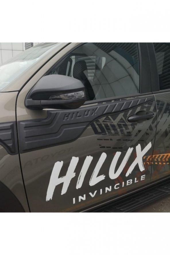 İtibar Toyota Hilux 2021- Yılı Ve Sonrası Yarasa Kapı Kaplama - Resim 5