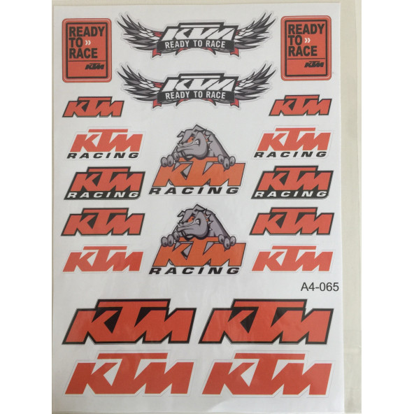 Motorsiklet Kaliteli A4 Sticker