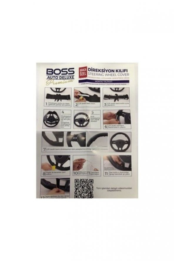 İtibar Araca Özel Direksiyon Kılıf Hyundai I30 2012-2016 Uyumlu - Resim 5