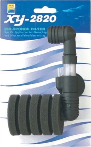 Xinyou XY-2820 Biyolojik Süngerli Havalı Tekli Pipo Filtre (Vantuzlu) ürün görseli
