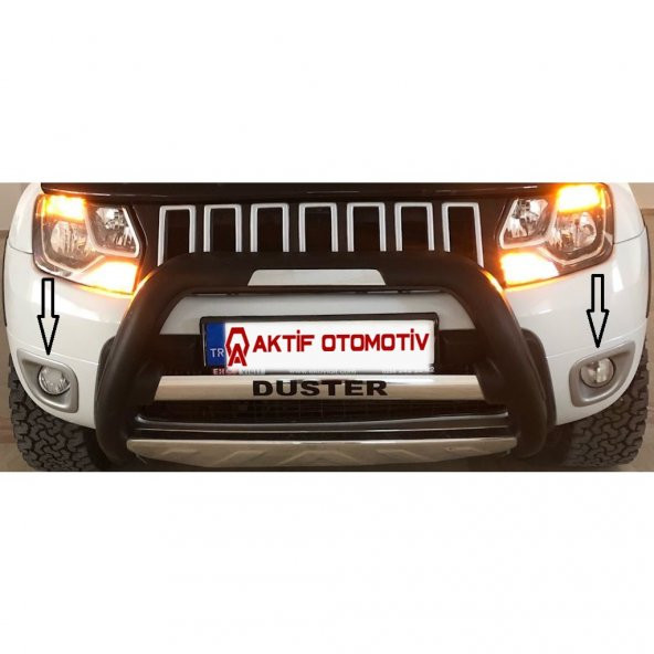 İtibar Dacia Duster Sis Farı Çerçevesi ABS Plastik 2 Parça 2010 -2017