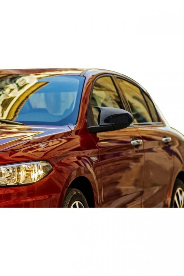Fiat Egea Batman Yarasa Ayna Kapağı Parlak Siyah Ayna Kapağı - Resim 3