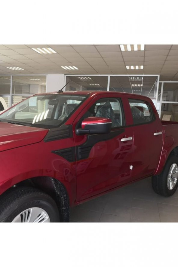 Isuzu D-max 2021- Yarasa Yan Kapı Kaplama 6 Prç. - 6