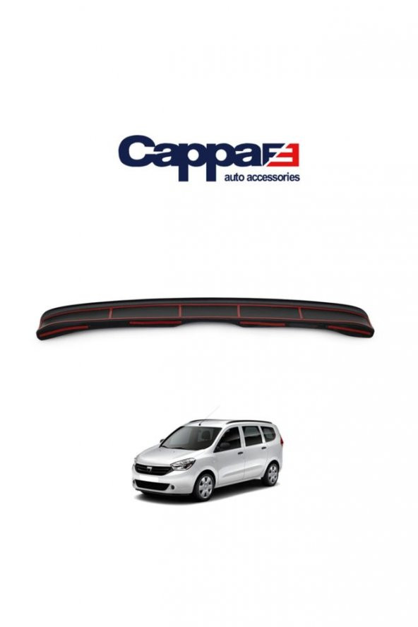 İtibar Dacia Lodgy Arka Tampon Eşiği Koruma (Abs) Parlak Siyah 2013 Ve Sonrası - 3