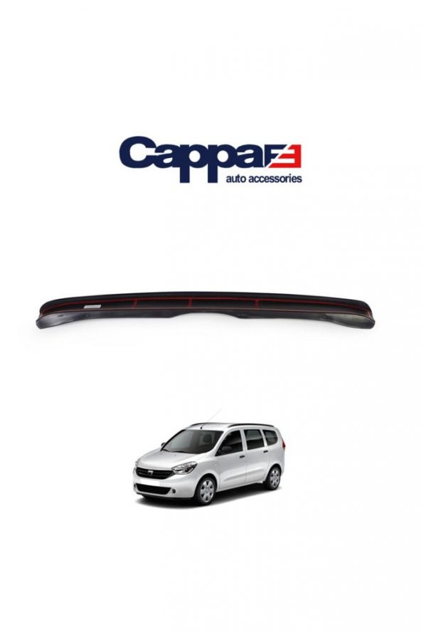 Dacia Lodgy Arka Tampon Eşiği Koruma (Abs) Mat Siyah 2013 Ve Sonrası - Resim 2