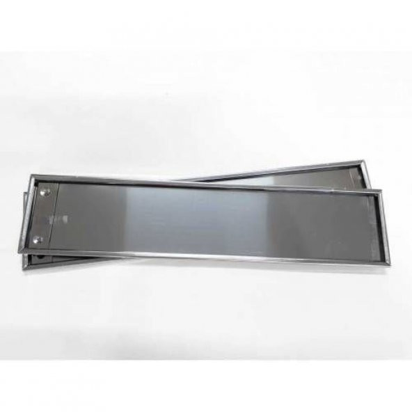 PASLANMAZ ÇELİK KROM PLAKALIK 2Lİ SET ürün görseli