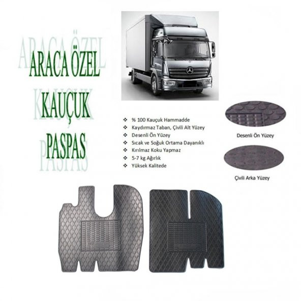 VW Volt Crafter Eski Kasa Kauçuk Paspas ürün görseli