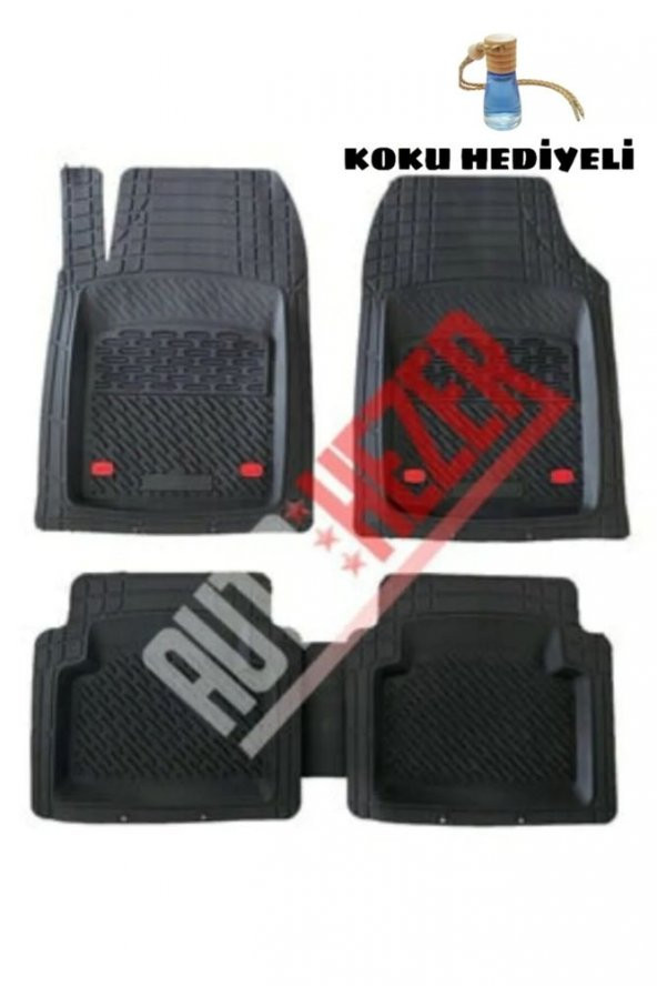 Seat Leon 2 2005 2012 Paspas Derin Havuzlu Krom Siyah