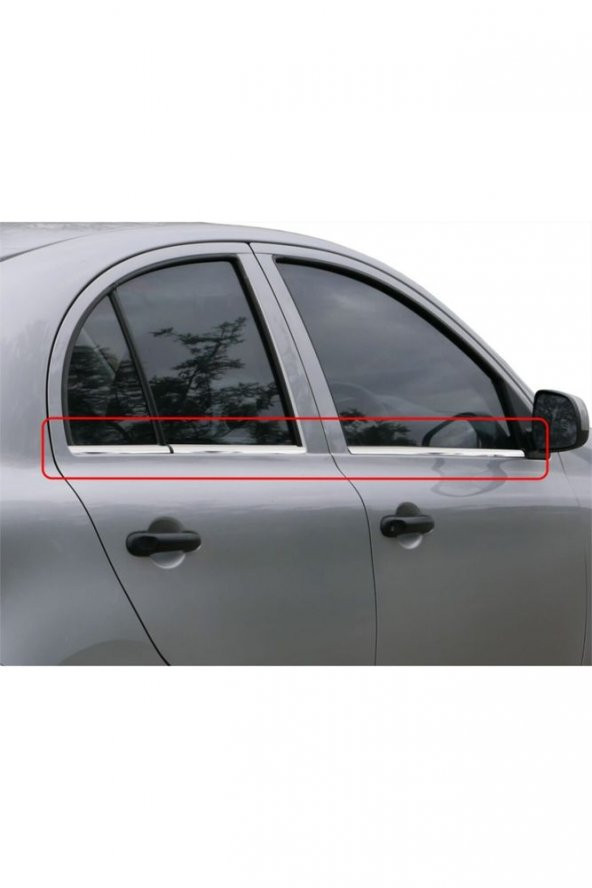 Nissan Micra Cam Çıtası 6 Prç Krom 2004-2013