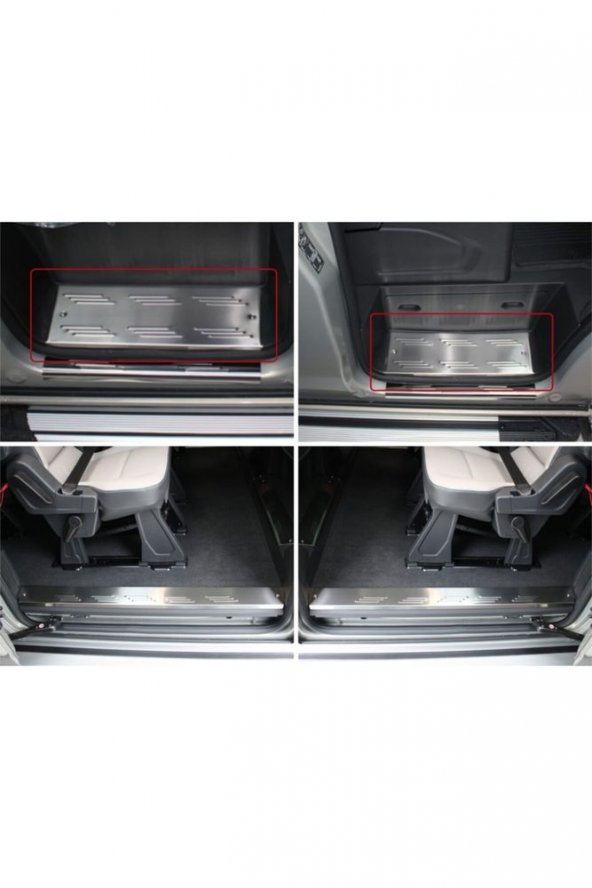 Ford Custom Iç Kapı Eşiği 4 Prç Krom 2013 Ve Sonrası ürün görseli