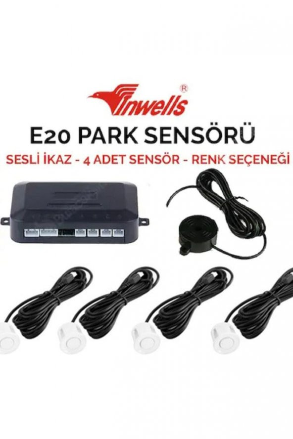İtibar E20 Inwells Sesli Park Sensörü Gri - 2