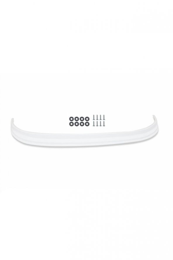 İtibar Citroen Jumper Uyumlu  Ön Tampon Lip Eki Karlık Akrilik Beyaz (abs) Piano Black 2006-2014 - Resim 2