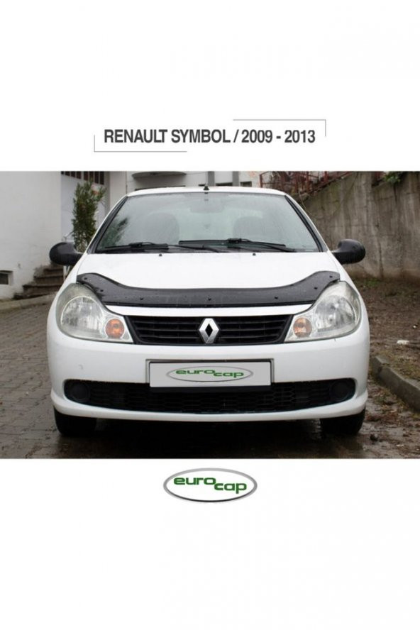 İtibar Renault Symbol Ön Kaput Koruma Rüzgarlığı 3mm Akrilik (Abs) Parlak Siyah Deflektör 2009-2013 - Resim 3