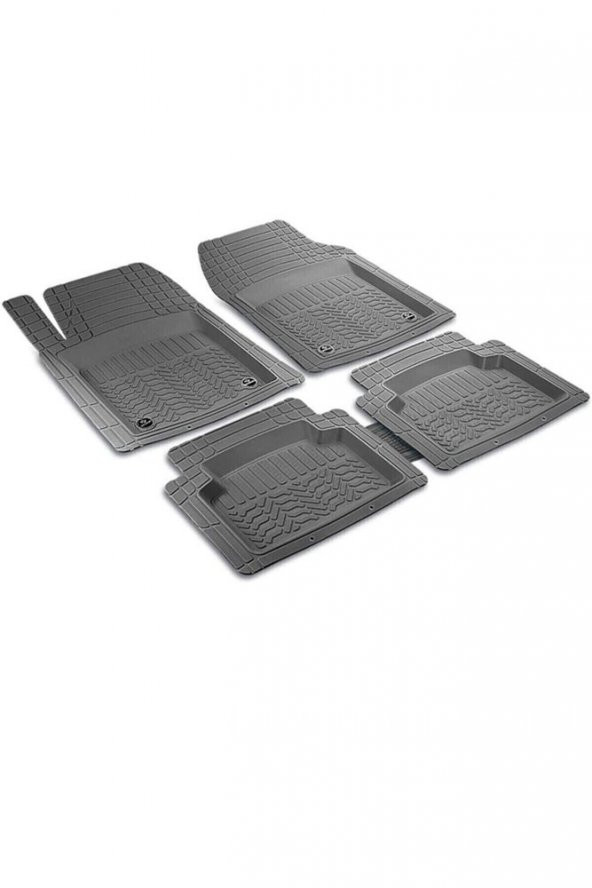 İtibar Fiat, Renault ,toyota, Tofaş, Honda ,uyumlu Kauçuk Paspas 5 Parça Siyah - Resim 3