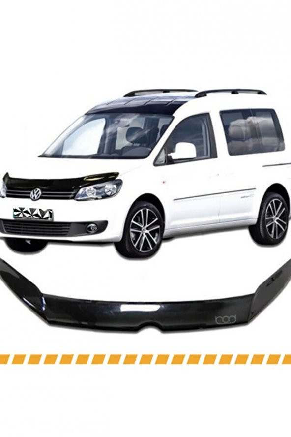 İtibar Vw Caddy Kaput Rüzgarlığı 2010-2015 Parlak Siyah - Resim 3