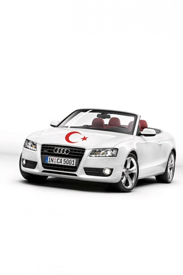 İtibar Ay Yıldız Sticker Türk Bayrağı Sticker - 3