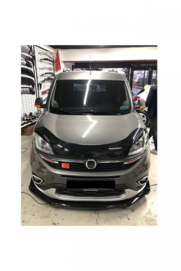 İtibar Fiat Doblo D4 Kasa 2015 Sonrası Kaput Rüzgarlığı Parlak Siyah - 2