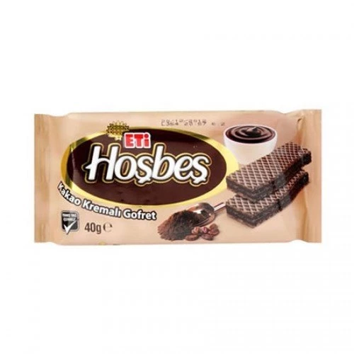 Eti Hoşbeş Kakaolu Gofret 40 gr 24 adet - 2