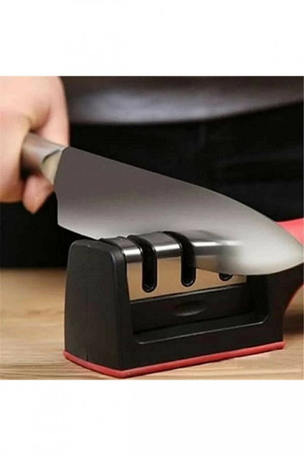 3 Aşamalı Bıçak Makas Bileyici Keskinleştirme Aleti - 2