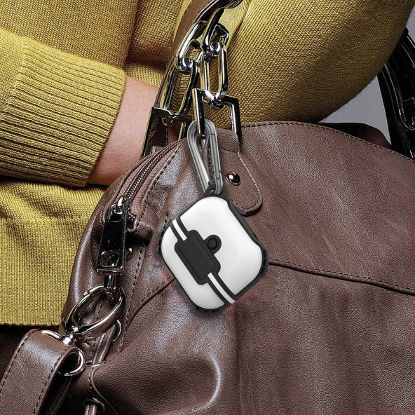 Apple Airpods 3. Nesil Airbag Silikon Su Geçirmez Tank Kılıf - 7