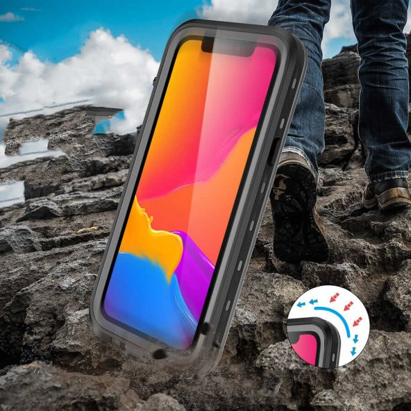 Apple iPhone 13 Pro Max Kılıf 1-1 Su Geçirmez Kılıf - 4