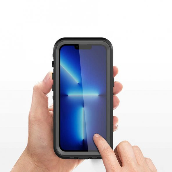 Apple iPhone 13 Pro Kılıf 1-1 Su Geçirmez Kılıf - 5