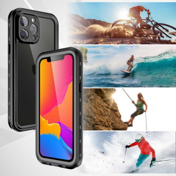 Apple iPhone 13 Pro Max Kılıf 1-1 Su Geçirmez Kılıf - 6