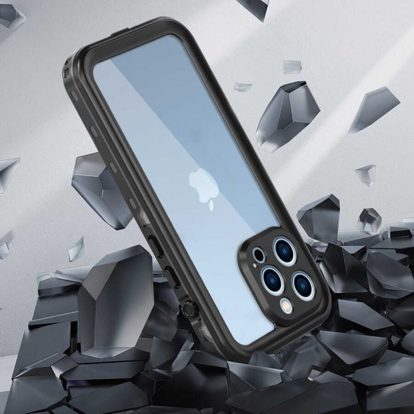 Apple iPhone 13 Pro Kılıf 1-1 Su Geçirmez Kılıf - 11