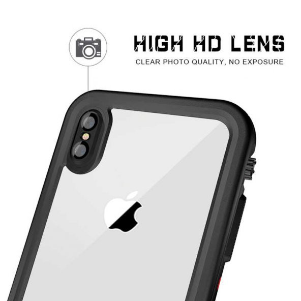 Apple iPhone XS Max 6.5 Kılıf Zore 1-1 Su Geçirmez Kılıf - 8