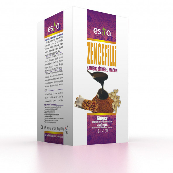 Esila Zencefilli Kış Macunu 420 Gr. Bronşit İçin