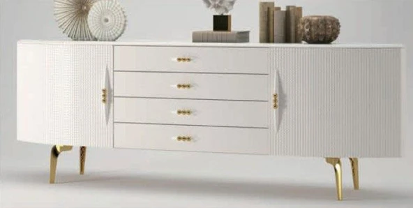 Repla Lüks Mobilya Kanepe Sehpa Tv Ünitesi Koltuk Ayağı 16 Cm Parlak Gold Baza Ayakları - Resim 7