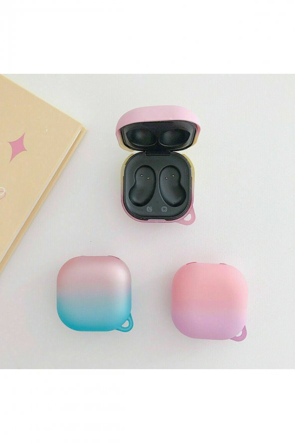 Samsung Galaxy Buds 2 Uyumlu Kılıf Renkli Silikon Askılı Darbeye Dayanıklı Kapak - 2