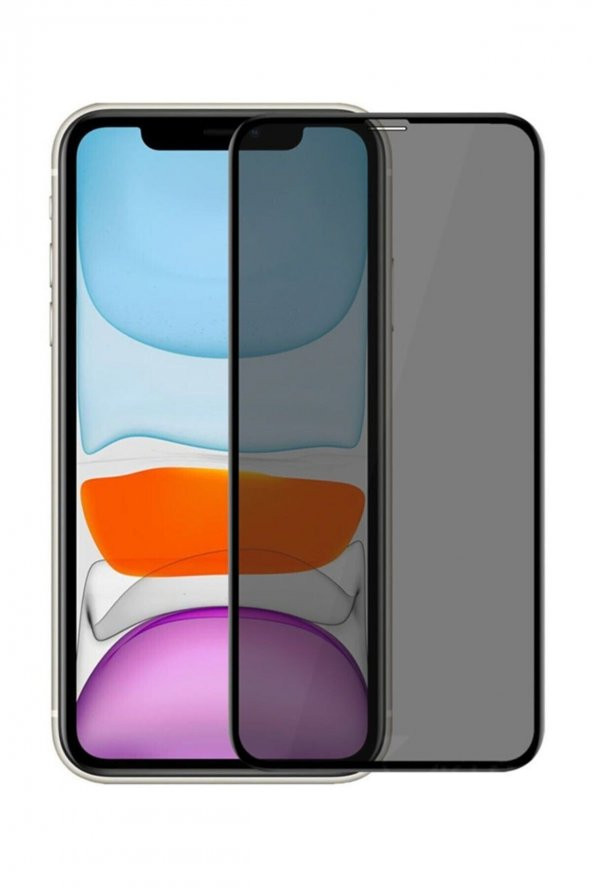 Oppo Reno 4 Lite Uyumlu Privacy Kırılmaz Ekran Koruyucu Tam Kapatan Hayalet Cam