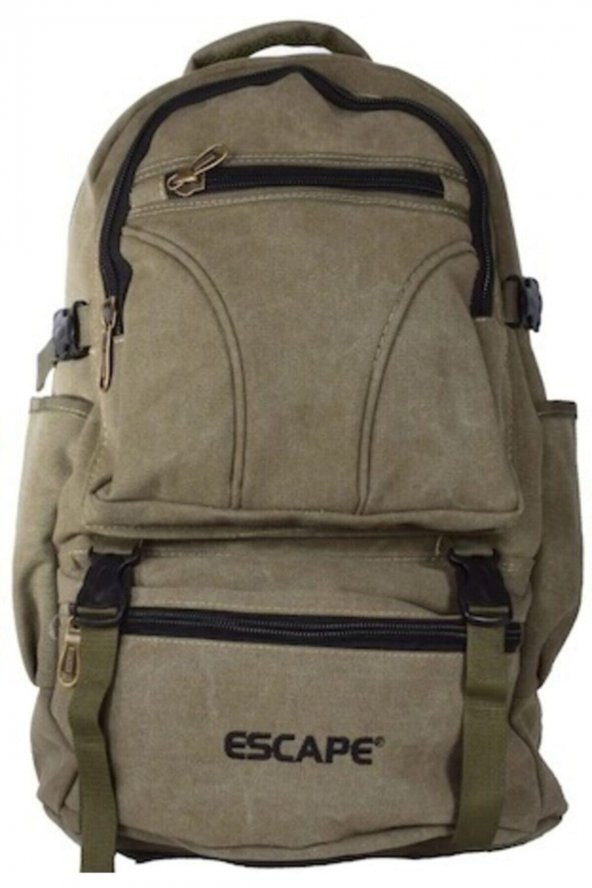 Haki Dağcı Sırt Çantası Kanvas Kumaş 50 Litre Outdoor Çanta 1. Kalite 501 - 1